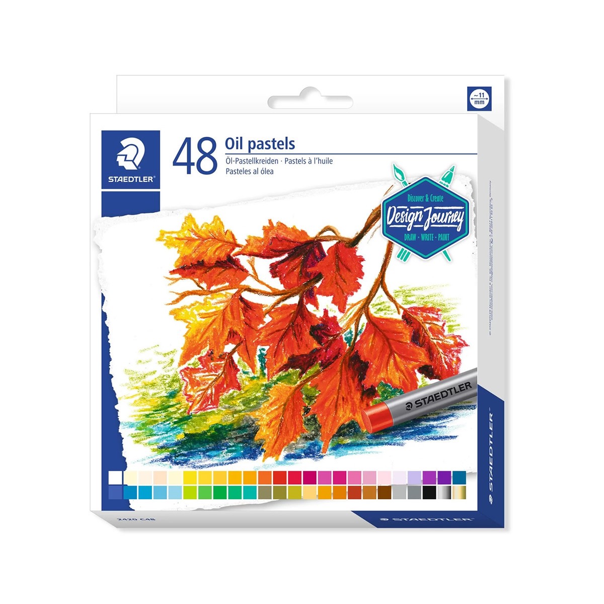 STAEDTLER 48 Oil Pastels - 48 Λαδοπαστέλ