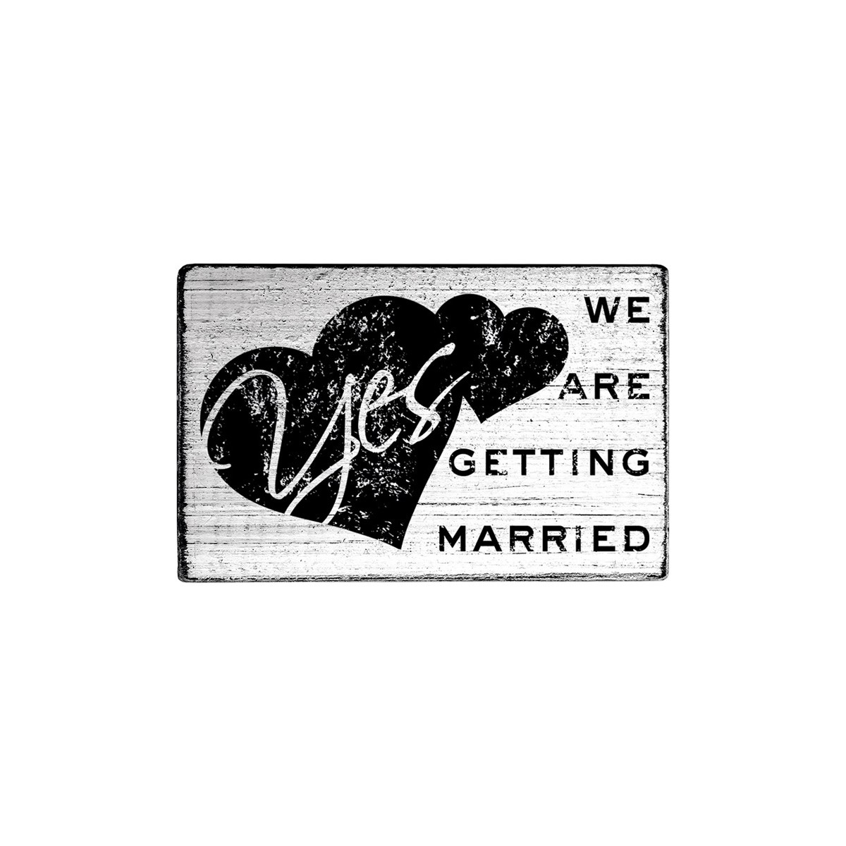 COLOP Arts & Crafts Ξύλινη Σφραγίδα Vintage We are getting married