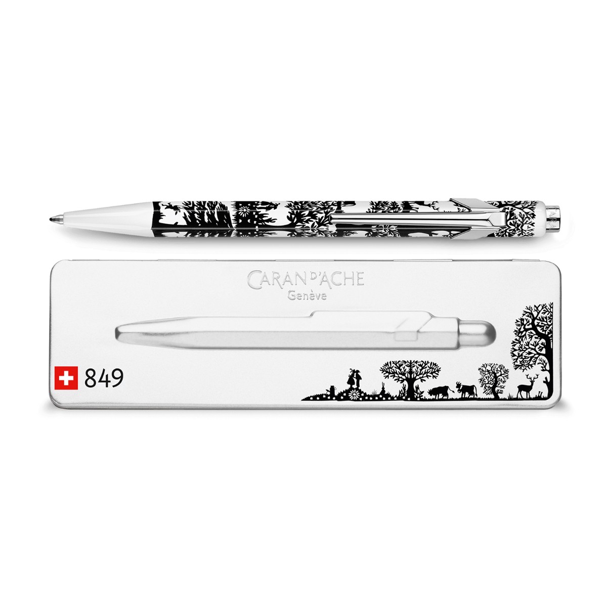 CARAN D' ACHE Totally Swiss Collection Στυλό Διαρκείας 849 Papercut