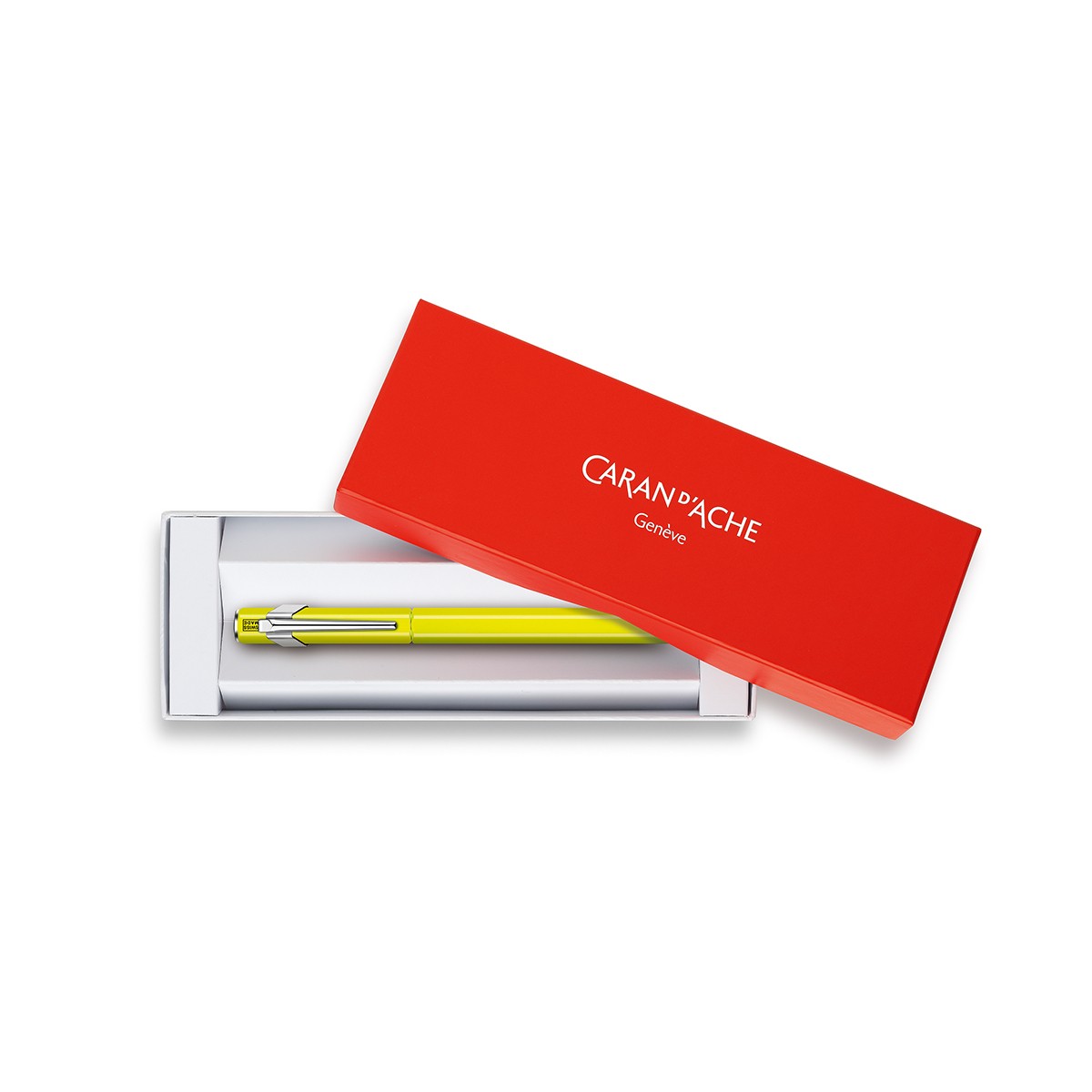 Caran d'Ache 849 Plume Classic Line Metal Yellow Fluo Πένα M