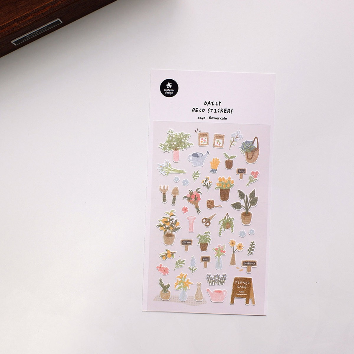 Suatelier Design Αυτοκόλλητα Daily Deco Flower Cafe