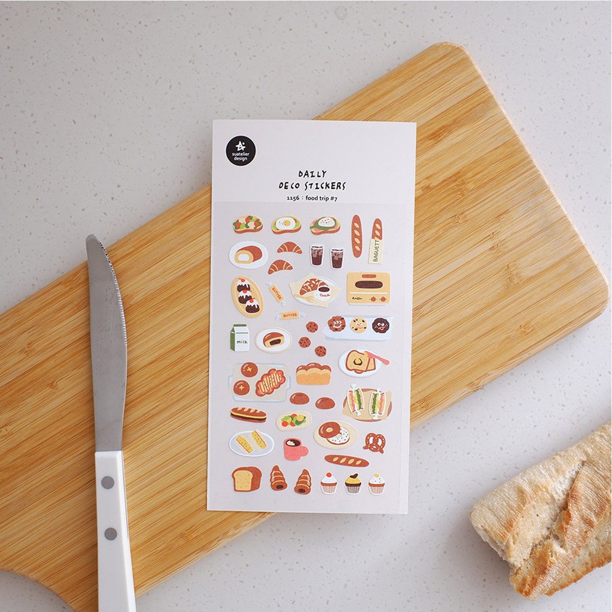 Suatelier Design Αυτοκόλλητα Daily Deco Food trip #7