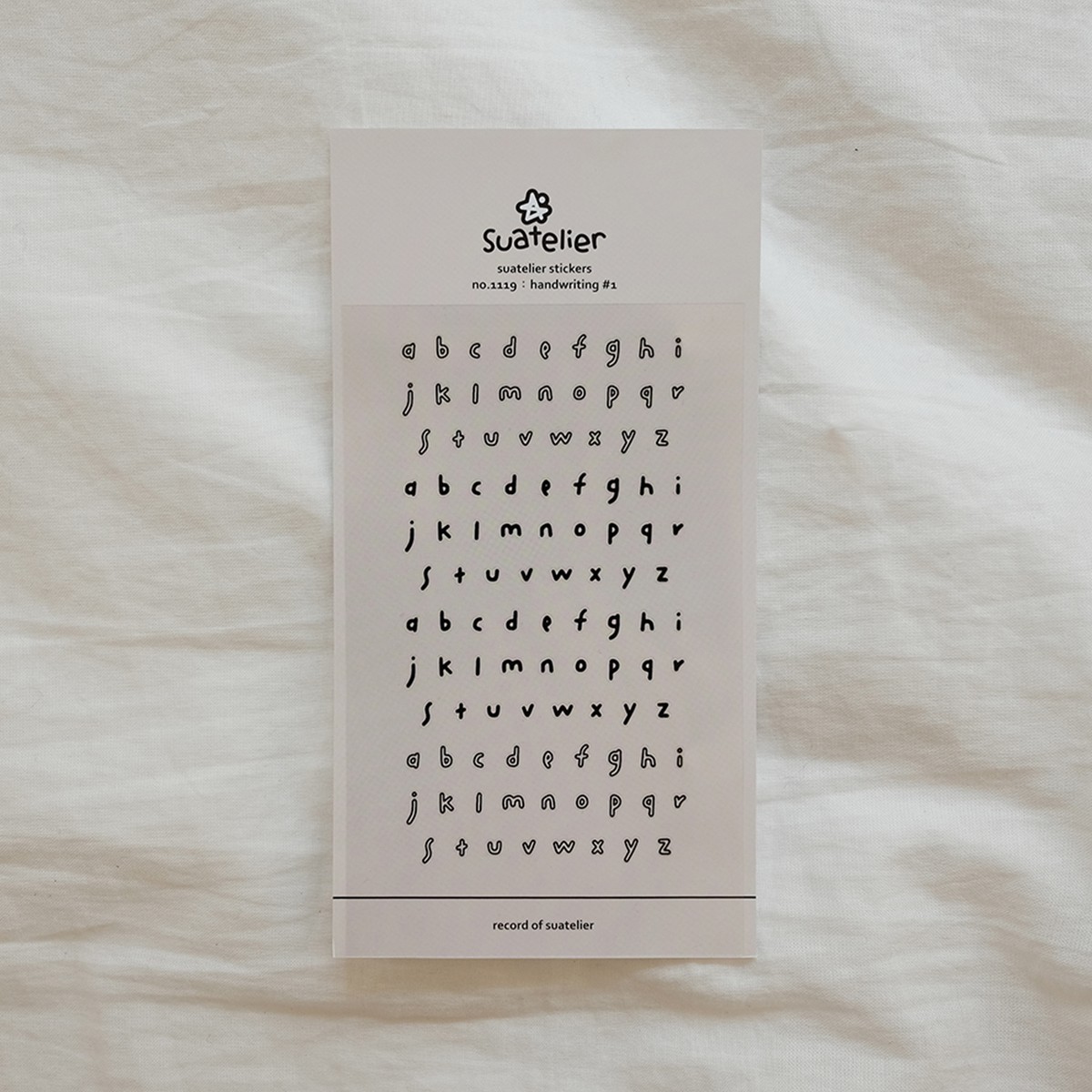 Suatelier Design Αυτοκόλλητα Daily Deco Handwriting #1
