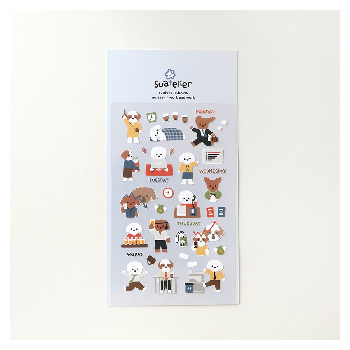Suatelier Design Αυτοκόλλητα Daily Deco Work and Work