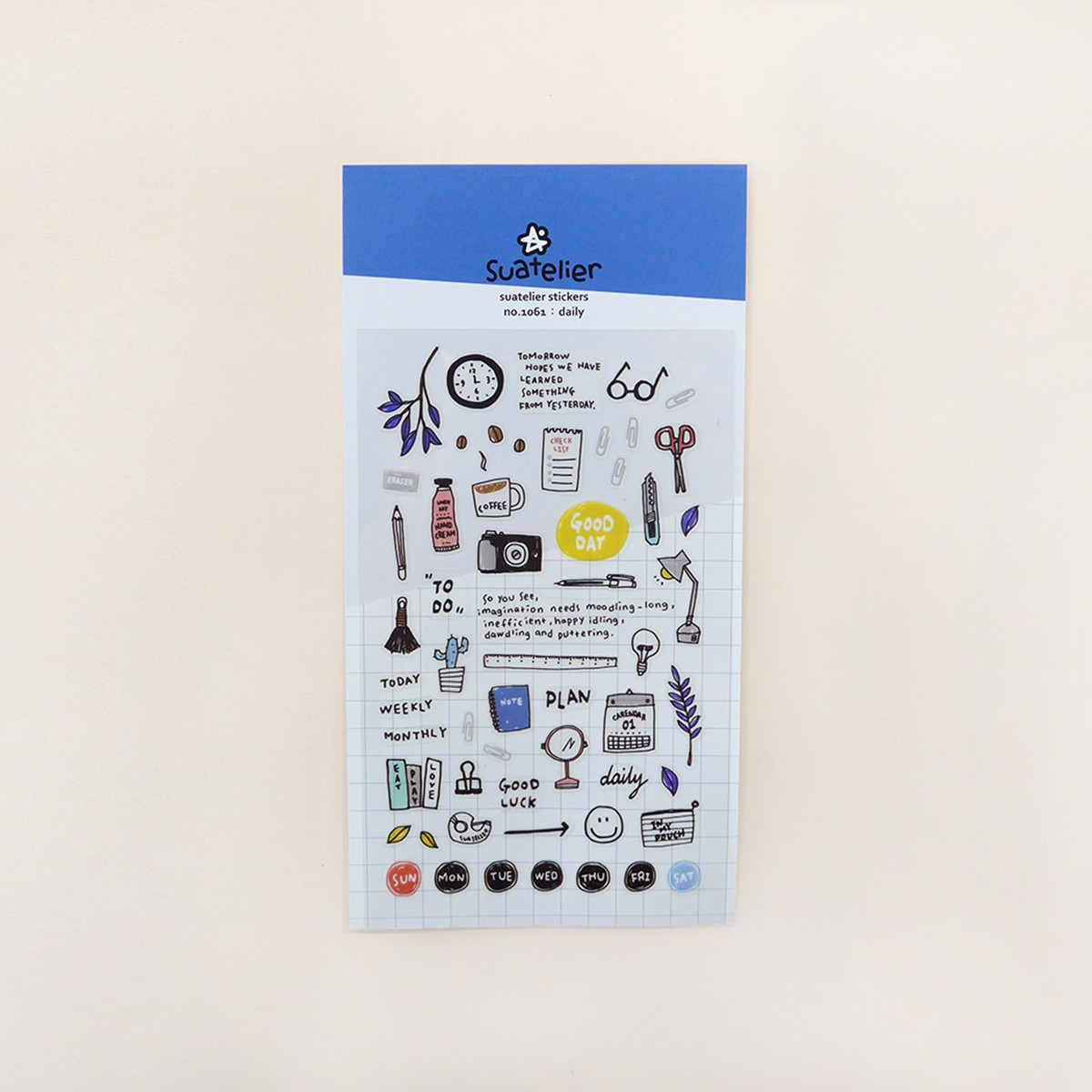 Suatelier Design Αυτοκόλλητα Daily Deco Daily