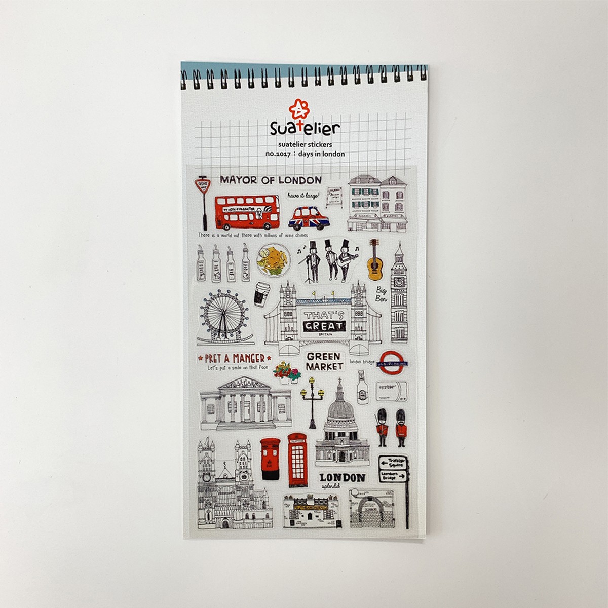 Suatelier Design Αυτοκόλλητα Daily Deco Days in London
