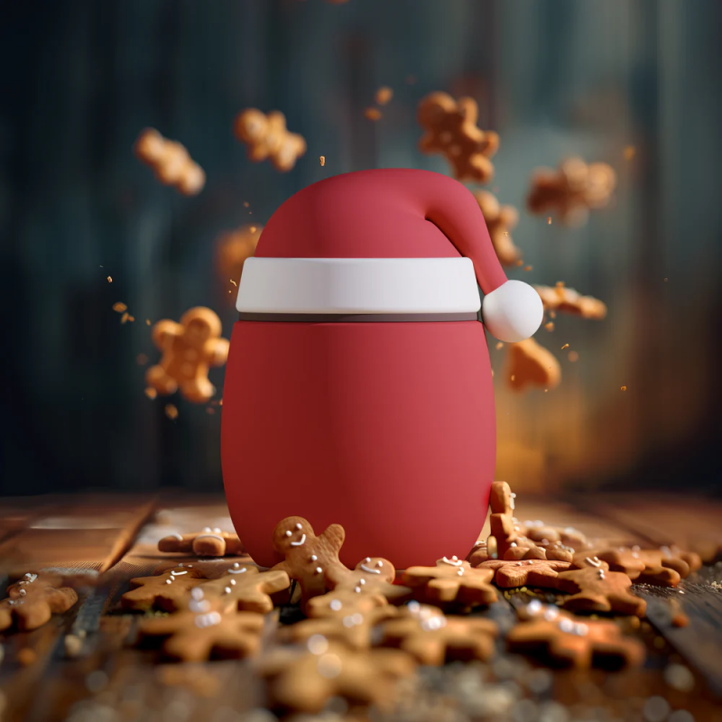 Asobu Χριστουγεννιάτικο Φαγητοδοχείο Θερμός Bestie Foodie Santa