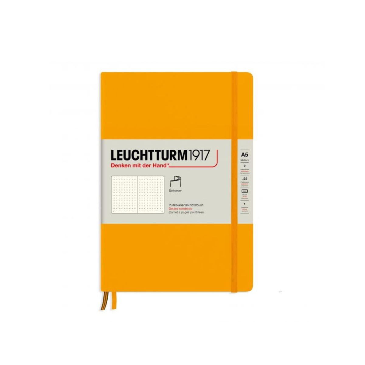 LEUCHTTURM1917 Σημειωματάριο Α5 Μαλακό Εξώφυλλο 123φ. Rising Sun - Κουκκίδες