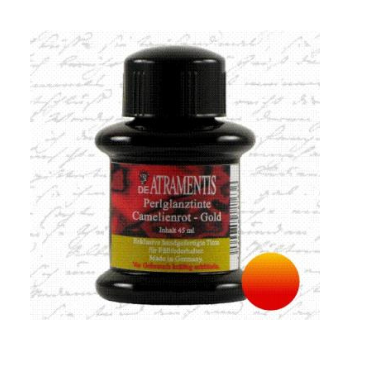 De Atramentis Ιριδίζον Μελάνι Πένας Camelien Red Gold 45 ml