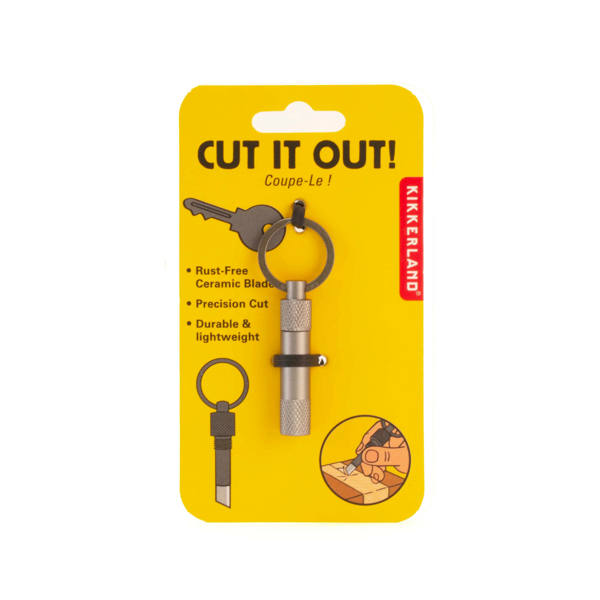 Kikkerland Μπρελόκ Κοπίδι Cut It Out!