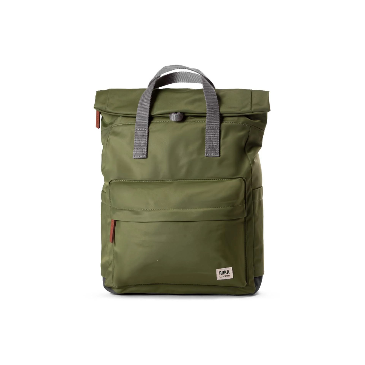 ROKA London Canfield B Σακίδιο Πλάτης Roll-Top Avocado από Ανακυκλωμένο Nylon Medium 15L
