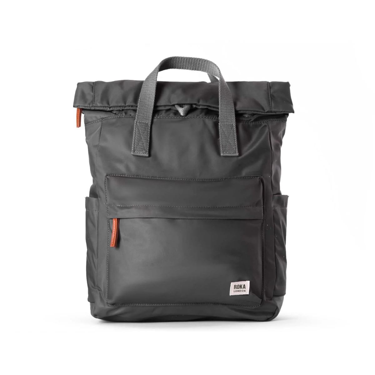 ROKA London Canfield B Σακίδιο Πλάτης Roll-Top Graphite από Ανακυκλωμένο Nylon Medium 15L