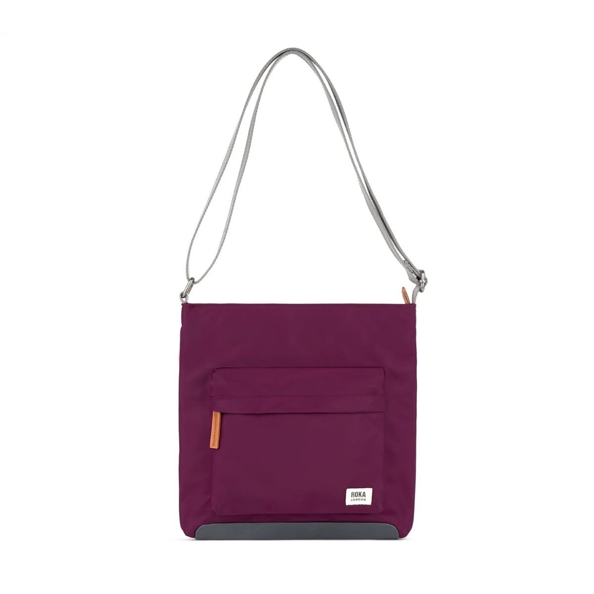 ROKA London Kennington B Τσάντα Crossbody Royal Burgundy από Ανακυκλωμένο Nylon Medium