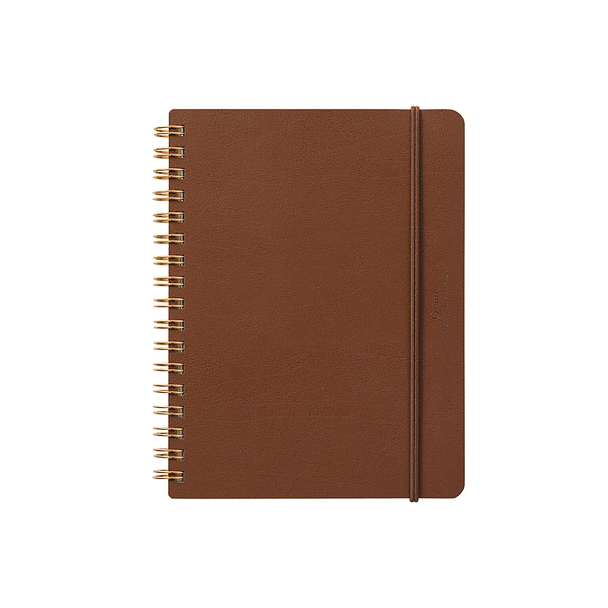 Σπιράλ Σημειωματάριο WM Grain B6 Dark Brown