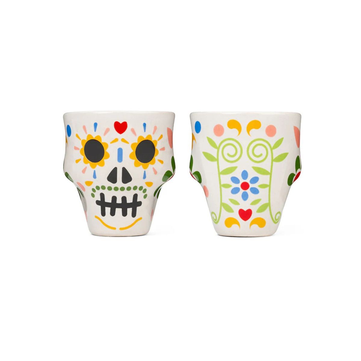 Kikkerland Ποτήρια Σφηνάκια Sugar Skull