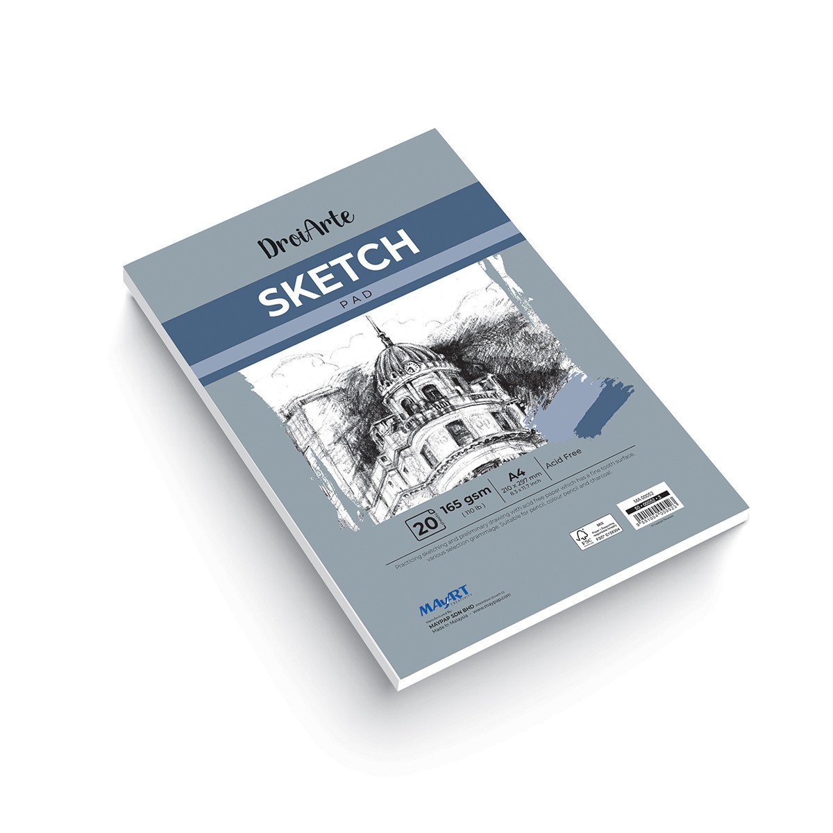 MAYART Creativity - DroiArte Series Sketch Paper Pad A4