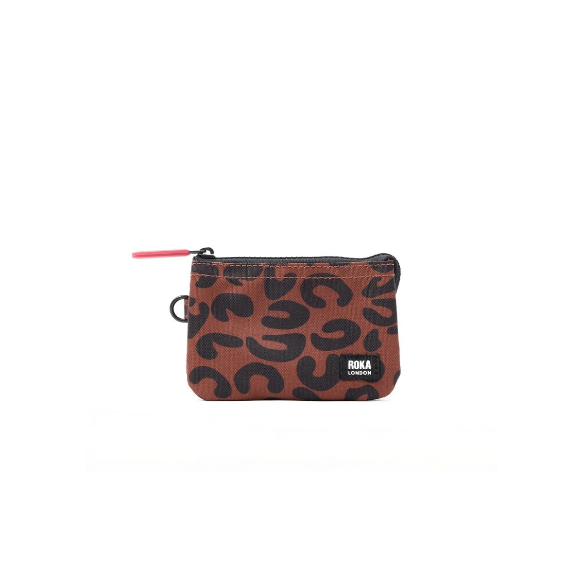 ROKA London Carnaby Πορτοφόλι Scarlet Leopard από Ανακυκλωμένο Καμβά S