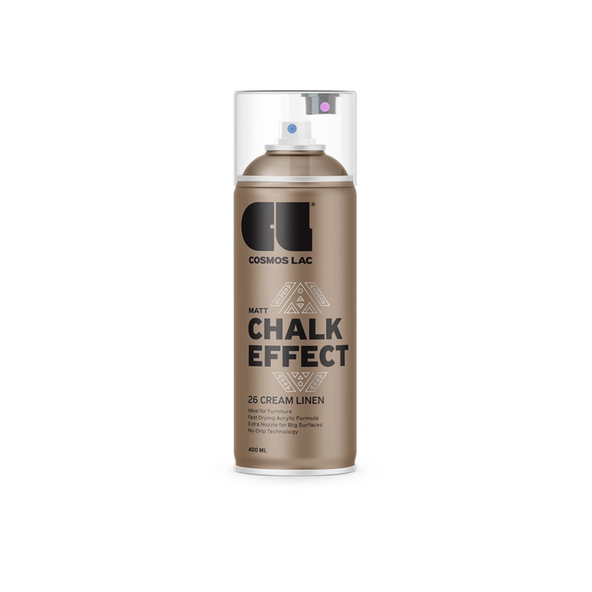 Cosmoslac Σπρέι Κιμωλίας Chalk Effect N26 – Cream Linen 400ml