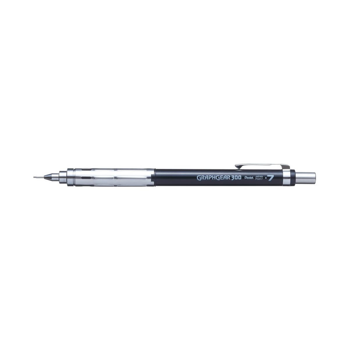Pentel GraphGear 300 Μηχανικό Μολύβι 0.7 Μαύρο