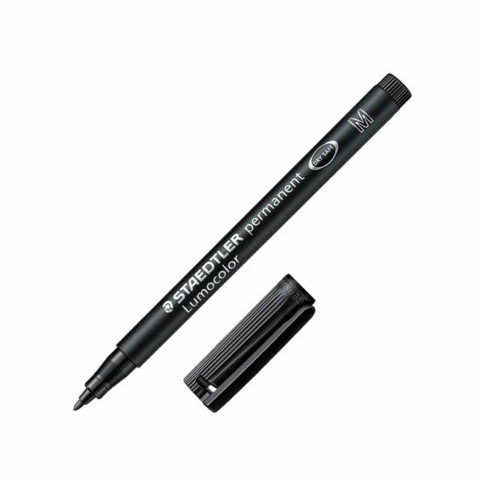 Staedtler Lumocolor Permanent M Υαλογράφος Μαύρος