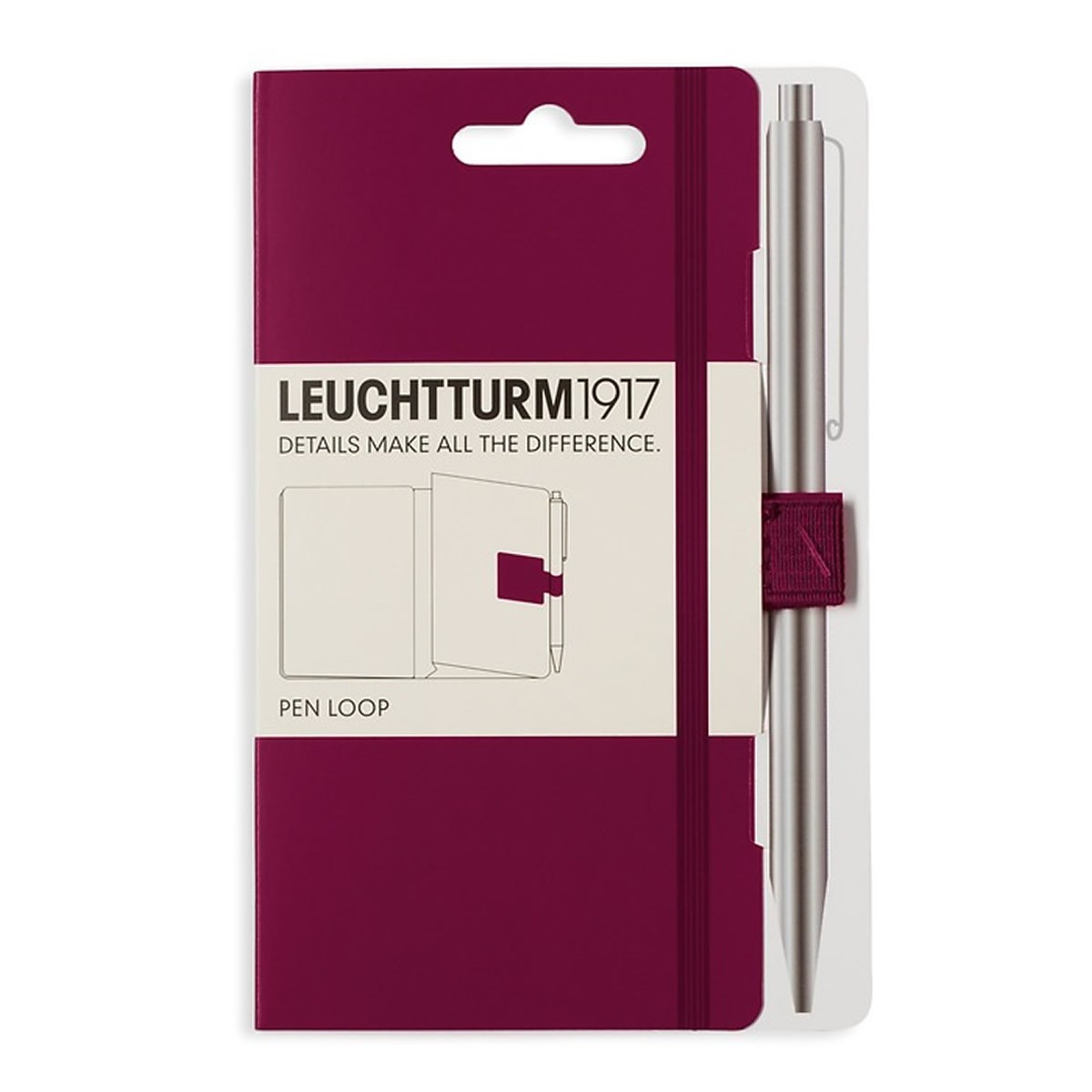 LEUCHTTURM1917 Pen Loop Θηλιά για Στυλό - Port Red