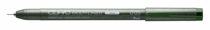 Copic Multiliner Coloured Olive 0.05 mm
