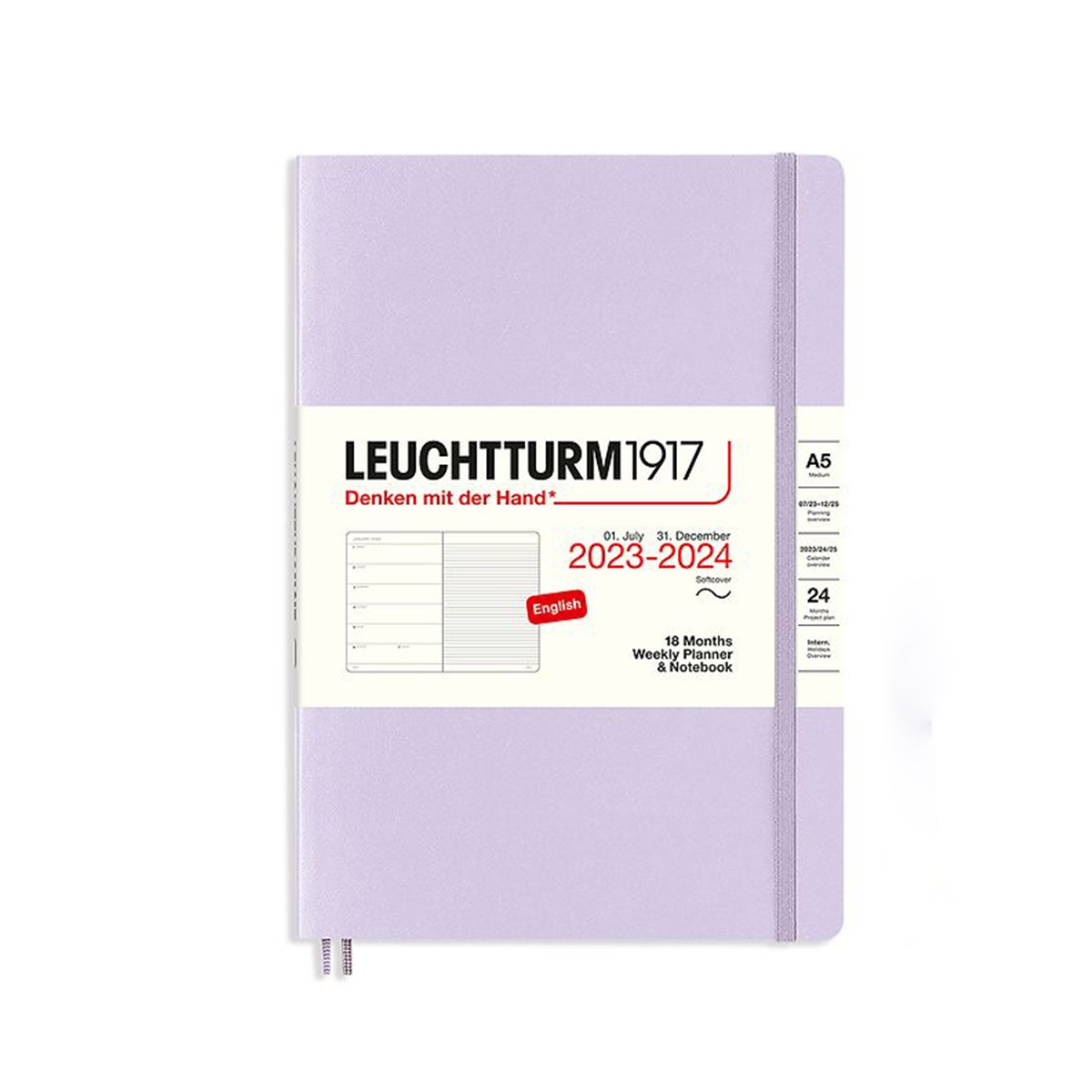 LEUCHTTURM1917 Ακαδημαϊκό Εβδομαδιαίο Planner/Σημειωματάριο 202324 Α5