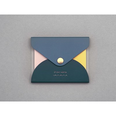 Sticky Notes Navy Wallet - Θήκη με Αυτοκόλλητα Χαρτάκια