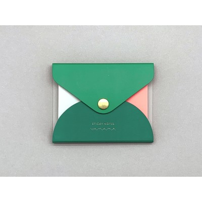 Sticky Notes Green Wallet - Θήκη με Αυτοκόλλητα Χαρτάκια