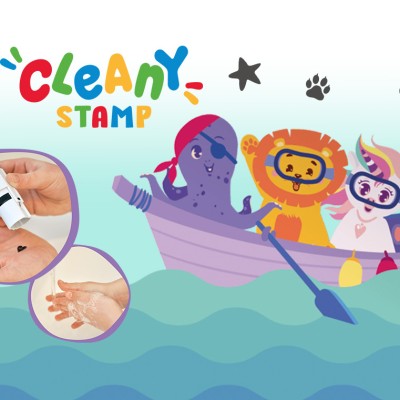 Cleany Stamps - Το πλύσιμο των χεριών γίνεται το πιο διασκεδαστικό παιχνίδι!
