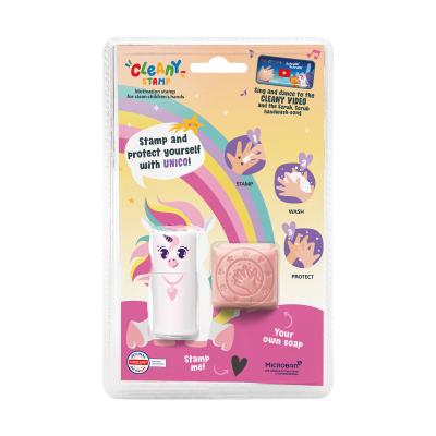 COLOP Arts & Crafts Cleany Stamp Παιδική Σφραγίδα & Σαπούνι Unicorn