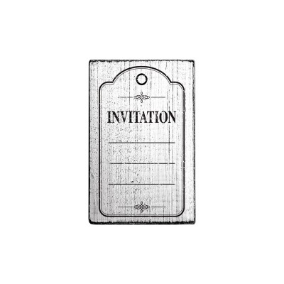 COLOP Arts & Crafts Ξύλινη Σφραγίδα Vintage Invitation - frame