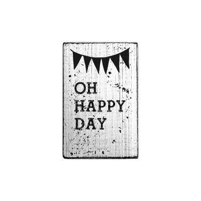 COLOP Arts & Crafts Ξύλινη Σφραγίδα Vintage Oh happy day