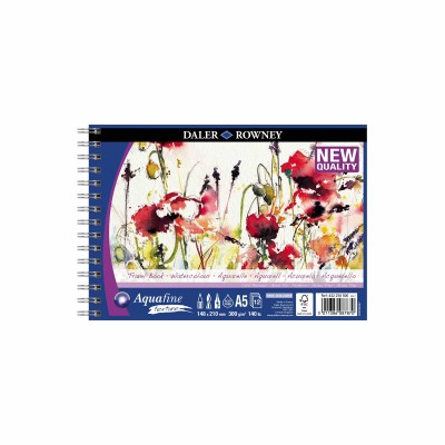 DALER ROWNEY Μπλοκ Ακουαρέλας A5 Aquafine Cold Pressed 300g