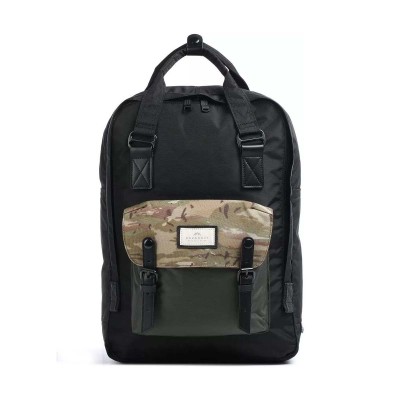 DOUGHNUT Macaroon Large Tarzan II Series Σακίδιο Πλάτης Black & Army