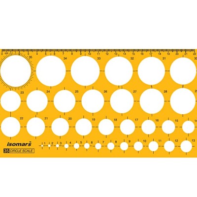 Isomars Στένσιλ Κύκλων 1-35mm