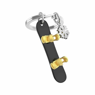 Metalmorphose Μπρελόκ Snowboard & Χιονονιφάδα