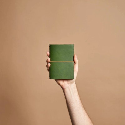 PAPER REPUBLIC Δερμάτινο Σημειωματάριο Grand Voyageur - Pocket / Πράσινο