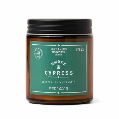 GENTLEMEN'S HARDWARE Αρωματικό Κερί Smoke & Cypress 227g