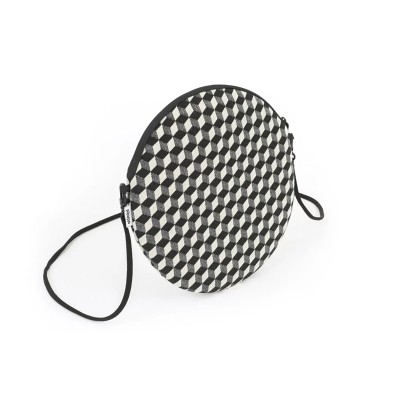 Pijama Circle Bag Optical Check - Στρόγγυλη Τσάντα Ώμου