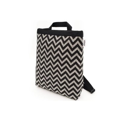 Pijama Minimal Backpack - Zigzag Black