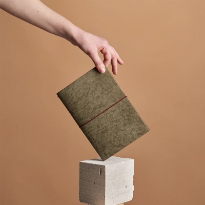 PAPER REPUBLIC Δερμάτινο Σημειωματάριο Grand Voyageur XL - Stone Grey