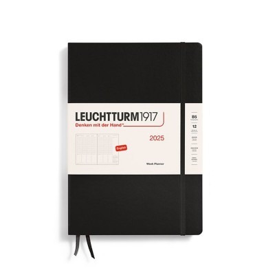 LEUCHTTURM1917 Εβδομαδιαίο Ημερολόγιο 2025 Β5 - Black