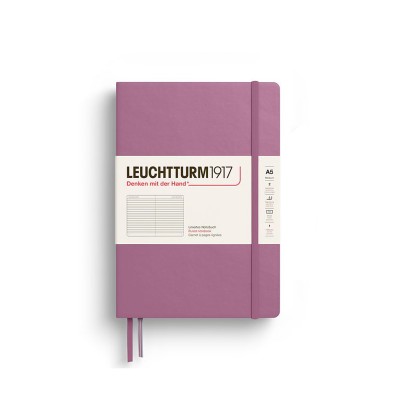 LEUCHTTURM1917 Σημειωματάριο Α5 Σκληρό Εξώφυλλο 251φ. Dusty Rose - Ριγέ