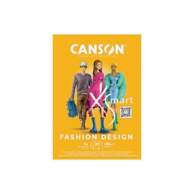 Canson Μπλοκ Σχεδίου XSMART Fashion Design A4/150gsm 30φ