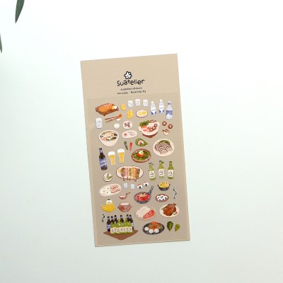 Suatelier Design Αυτοκόλλητα Daily Deco Food trip #3