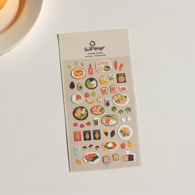 Suatelier Design Αυτοκόλλητα Daily Deco Food trip #5
