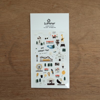 Suatelier Design Αυτοκόλλητα Daily Deco Oh happy day