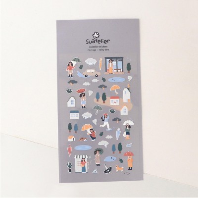 Suatelier Design Αυτοκόλλητα Daily Deco Rainy Day