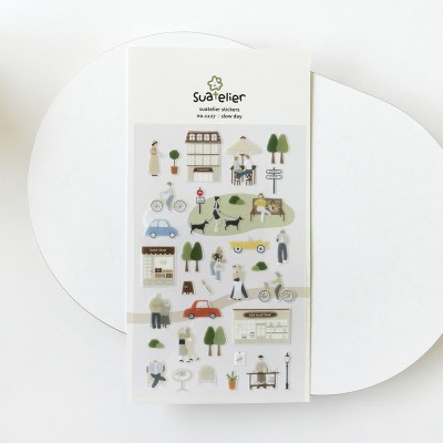 Suatelier Design Αυτοκόλλητα Daily Deco Slow Day